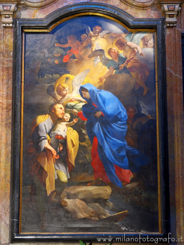 Milan (Italy) - Flight to Egypt by Andrea Lanzani in the Church of San Giuseppe